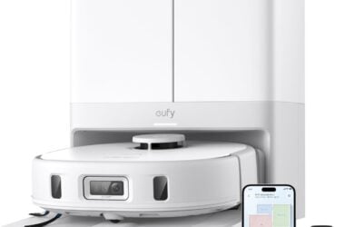 Eufy X10 Pro Omni robot vacuum and mop in white