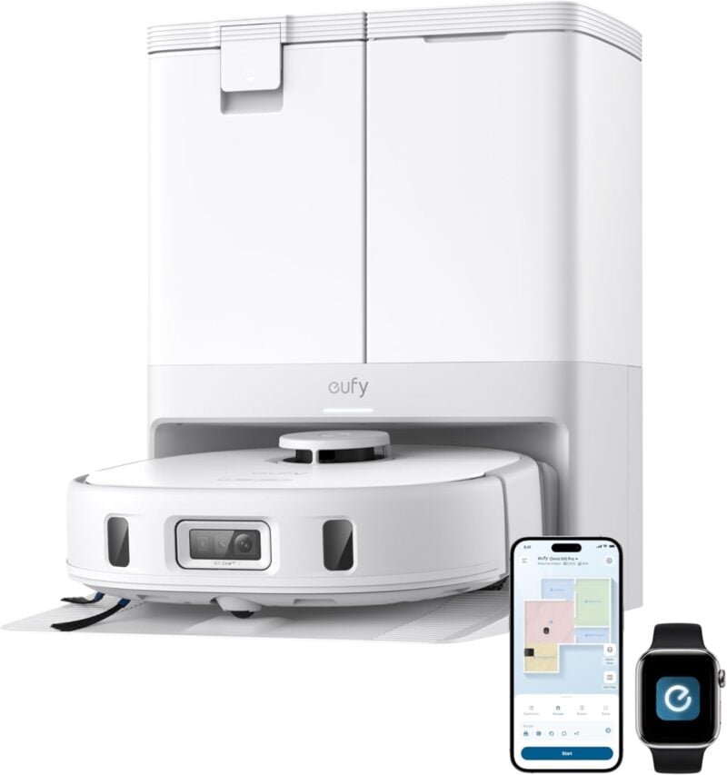 Eufy X10 Pro Omni robot vacuum and mop in white