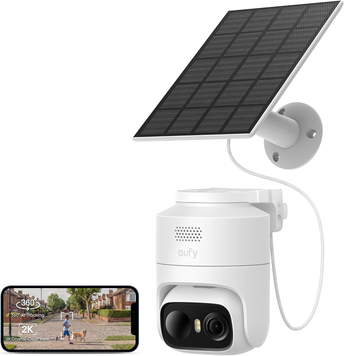 EufyCam C37 solar pan and tilt security camera
