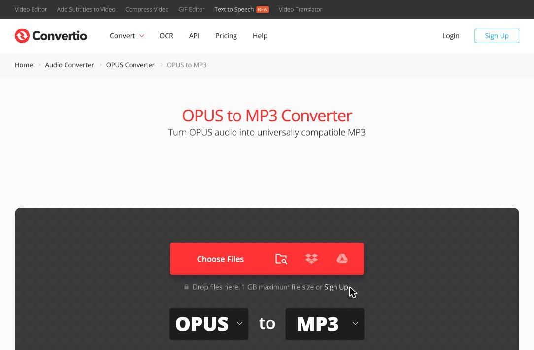How to Convert OPUS, OGG and MP4 Files to MP3 on Android with Convertio 5