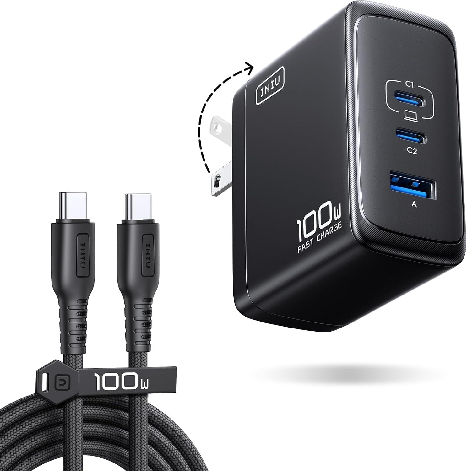 INIU 100W GaN charger