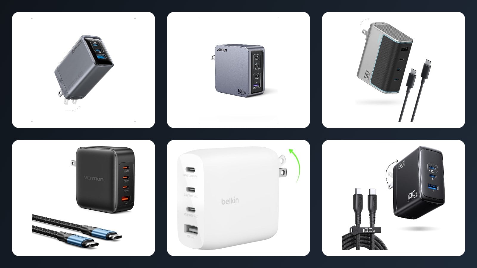 The Best Multiport Chargers for Android in 2026, From $33 to $120