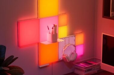 Nanoleaf Blocks light panels on a wall