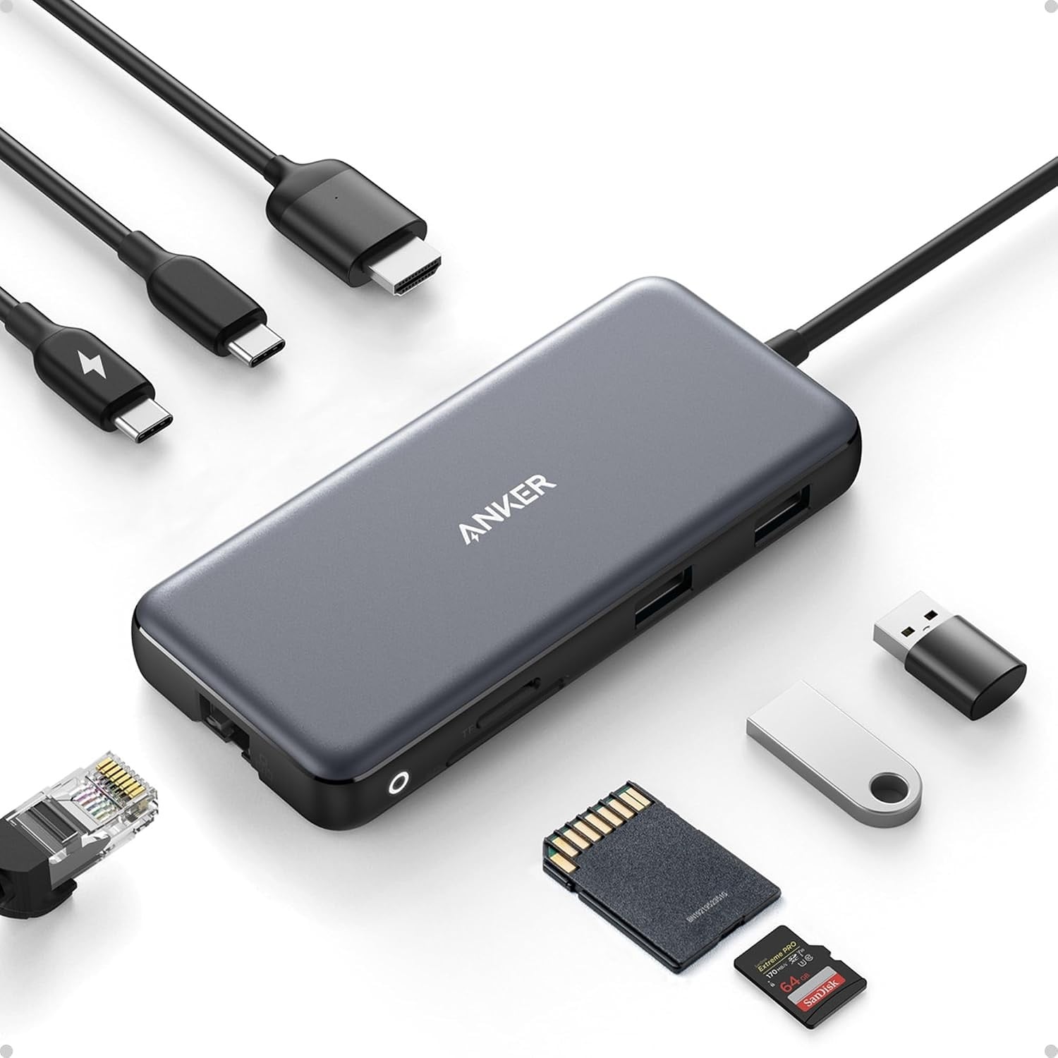 Anker 8-in-1 USB-C hub with Ethernet