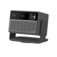 Xgimi Horizon 30 Ultra Max projector on its integrated stand